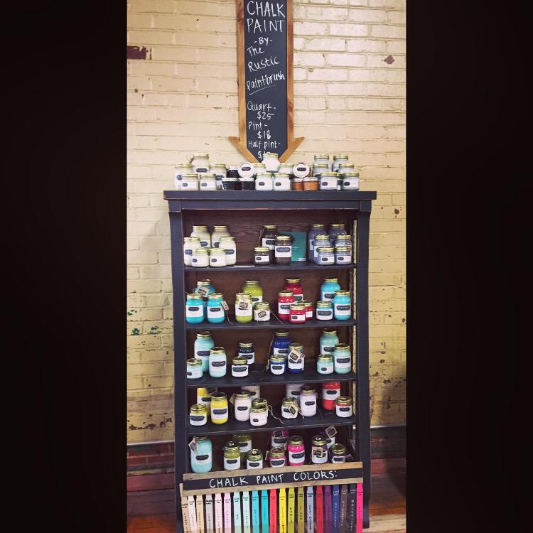 #love our #chalkpaint #display at #vintagerevivalantiques