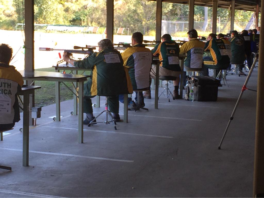 Shooting4Gold's tweet photo. #GoAus RT @EleyAmmunition 2nd day of .22 at WRABF world champs in brisbane. Aussies are showing us how it's done ! http://t.co/xD4TueS0gt