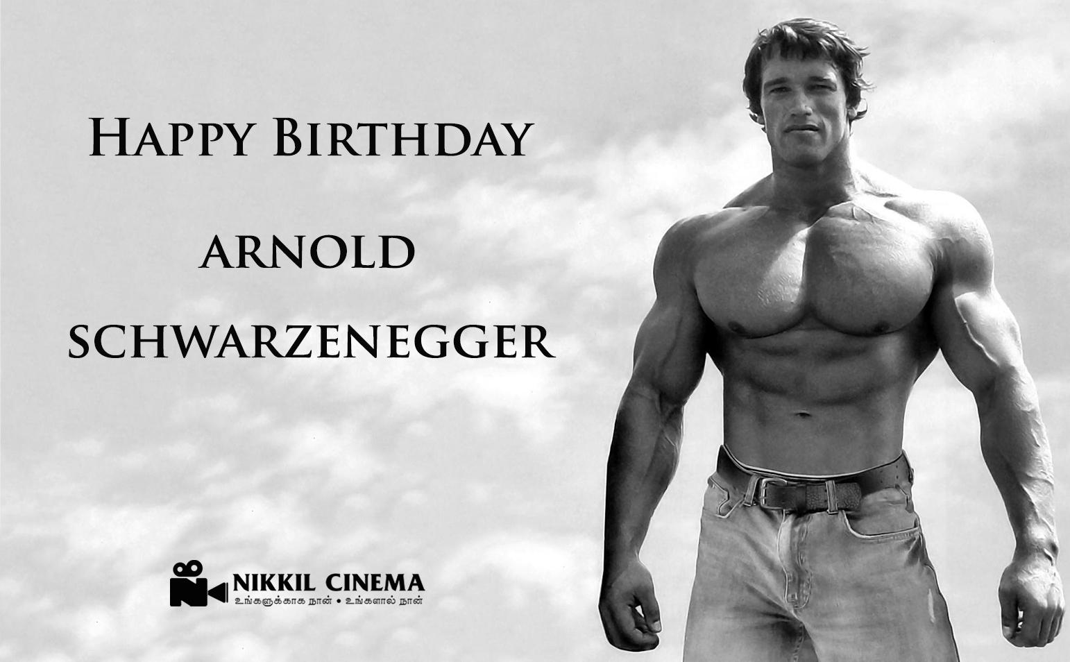 Nikil Murukan в X: „Happy Birthday Arnold Schwarzenegger :) @Schwarzenegger http://t.co/J02WsfSSu7“ / X