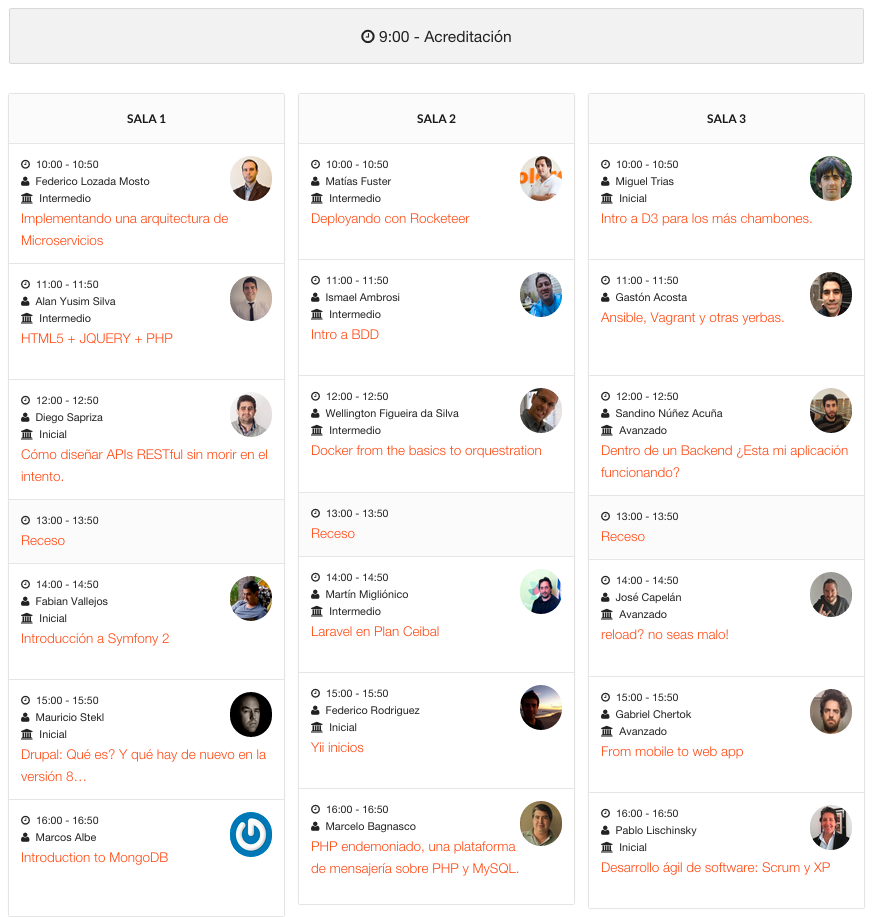 phpdayuy's tweet photo. Más de 150 inscriptos para el primer #PHPdayUY 

Sábado 8/8 en el ESI, entrada gratis

http://t.co/ckcrlx5kaH http://t.co/GFKD690zI5