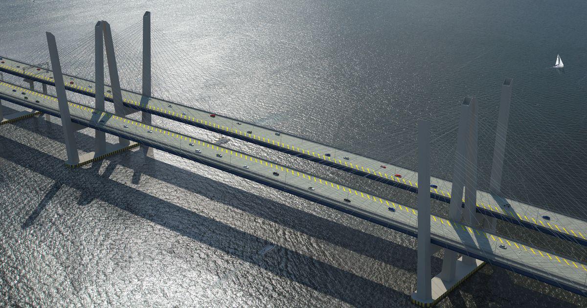 ConcreteConst's tweet photo. Towers on Tappan Zee Bridge Rise http://t.co/BAwcxiUCUa http://t.co/31NqThOJpr