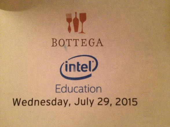 SIIAKaren's tweet photo. At Bottega tonight in Yountvilke, CA for Intel Education Dinner http://t.co/Sppw6pIC8l