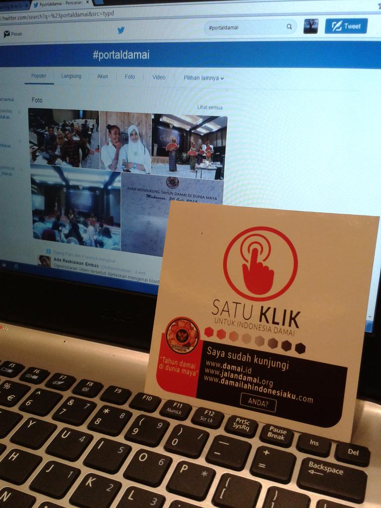 Kunjungi kami disini yah teman, satu klik untuk INDONESIA kita #PortalDamai