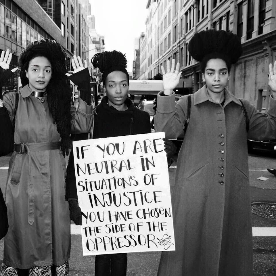 jb_designstudio's tweet photo. "If you are neutral in situations of injustice you have chosen the side of the oppressor." #SamDubose #SandraBland http://t.co/46Zx0WCeRG