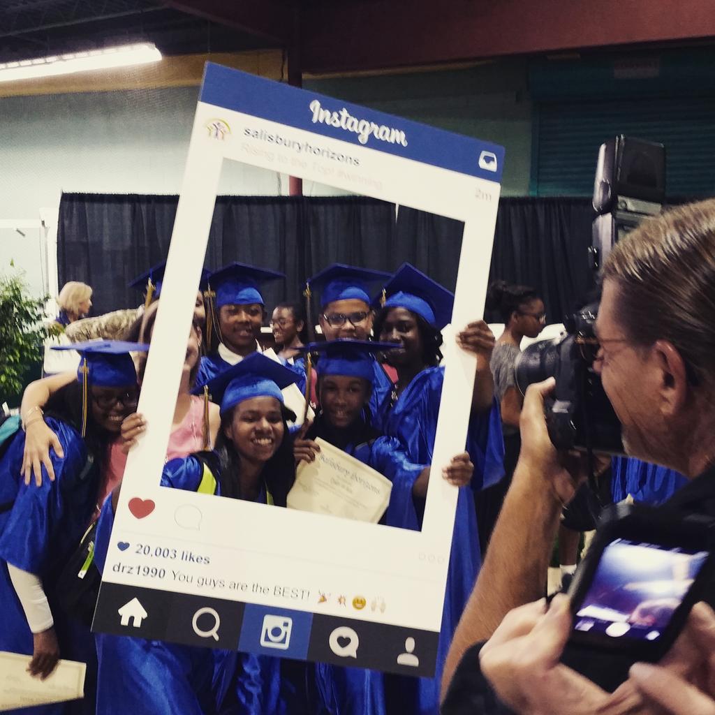 horizonsmd's tweet photo. Tks to @UNITEDWAY_LES, @PerdueChicken and Vanguard for the Tech for Teens gifts for our graduates #6weeksofhappiness http://t.co/1osYUXko1v