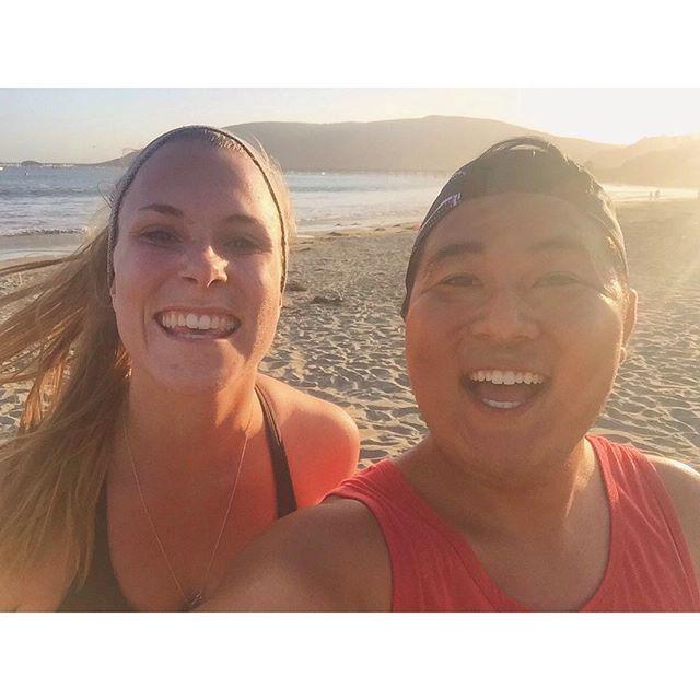 BrandonJTao's tweet photo. Six mile beach run with drills on the sand during sunset ๐๐๐ผ๐
#FirstTrainingDay #Disneylanโฆ http://t.co/ZIF7SmdB9J http://t.co/p6JWQquFsI