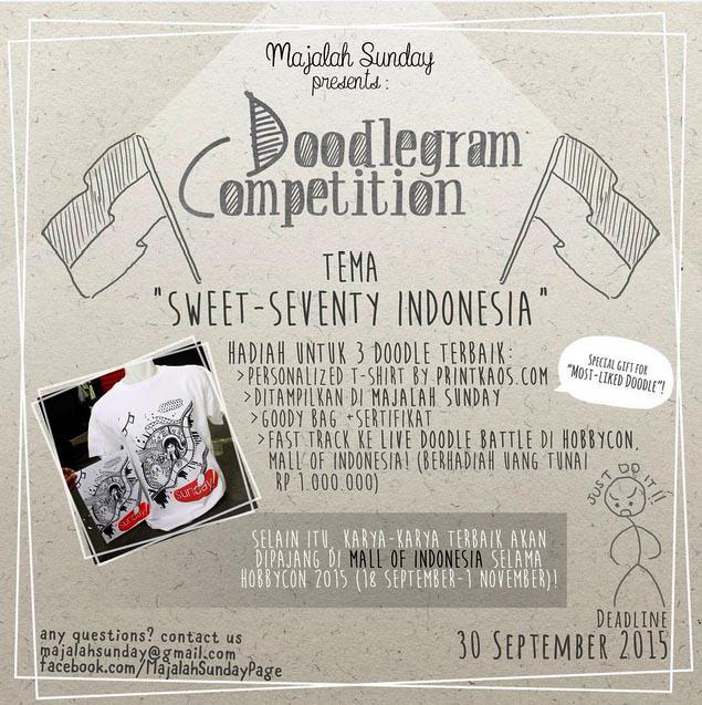 printkaoscom's tweet photo. Senang menggambar? yuk ikutan Kompetisi Doodllegram. Hasil doodle yang dicetak dikaos oleh http://t.co/MkyU8eFsCH http://t.co/JZVmZWh9TU