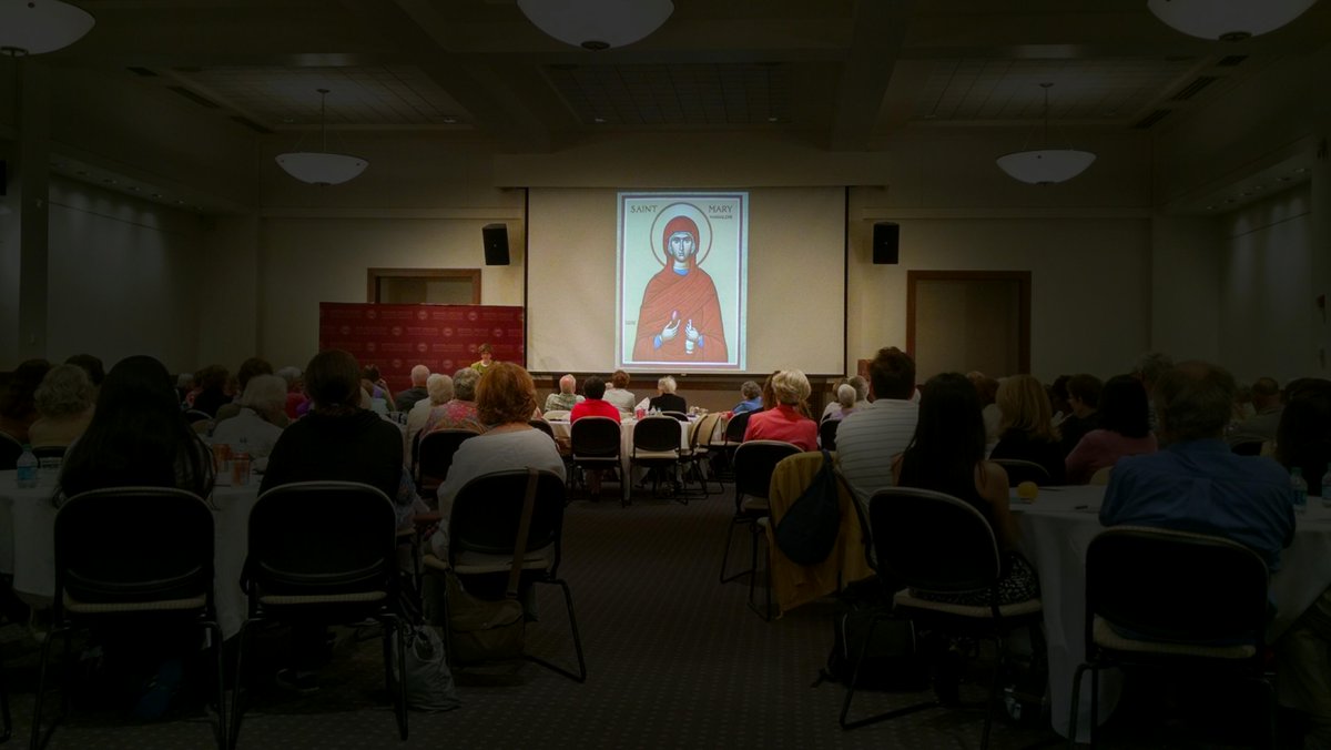 j_sheehan's tweet photo. Today M. Catherine Hilkert, OP captivated 200+ w/ fresh thoughts on the Resurrection's 1st witness. #MaryMagdalaDay http://t.co/l772qYFdX4
