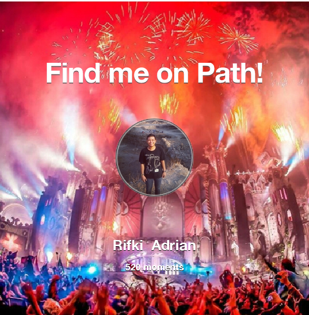 Rifki_adrian's tweet photo. I've shared 520 memories with my friends on #Path - see them now at http://t.co/CUQXRS027x! #thepersonalnetwork http://t.co/YWvFq0l1l0