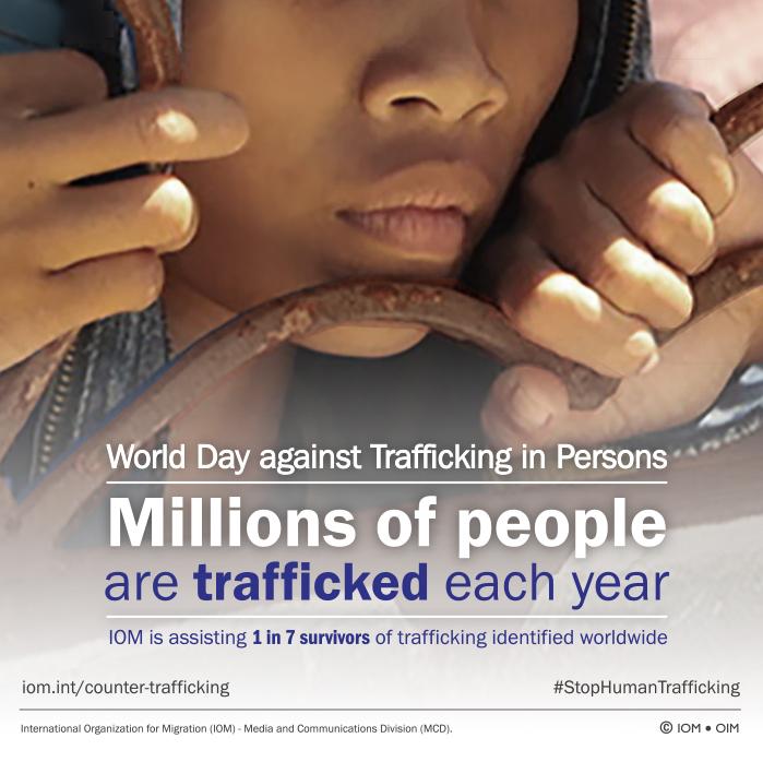 Sad Fact: Millions of people are trafficked each year <a href="/MigrantAssist/">Migrant Assistance</a> #StopHumanTrafficking #WDATIP