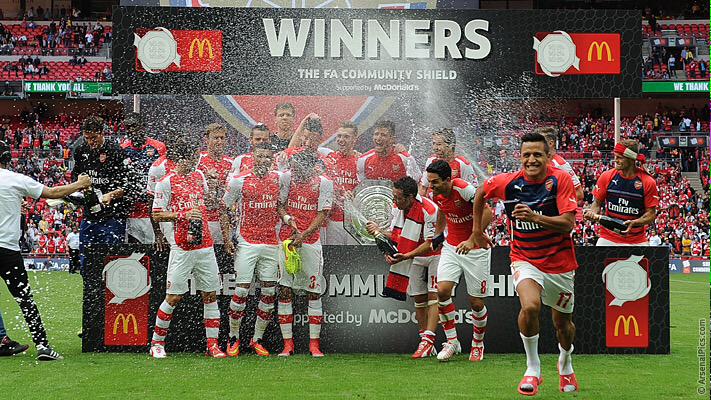 Arsenal won last years Community Shield