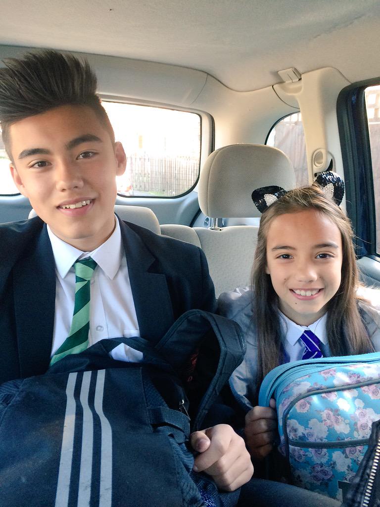 Bailey May Philippines Stay Safe Everyone And Study Well For Your Exams Here S A Pic Of Bailey With Maya Going To School Throwback Http T Co Qvjiv0wwlf Twitter