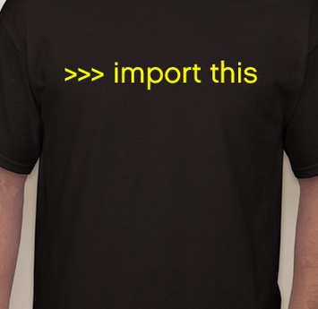 PythonJamaica's tweet image. Support #PythonJamaica get one of our &quot;import this&quot; #python Tees.
booster.com/pythonjamaica