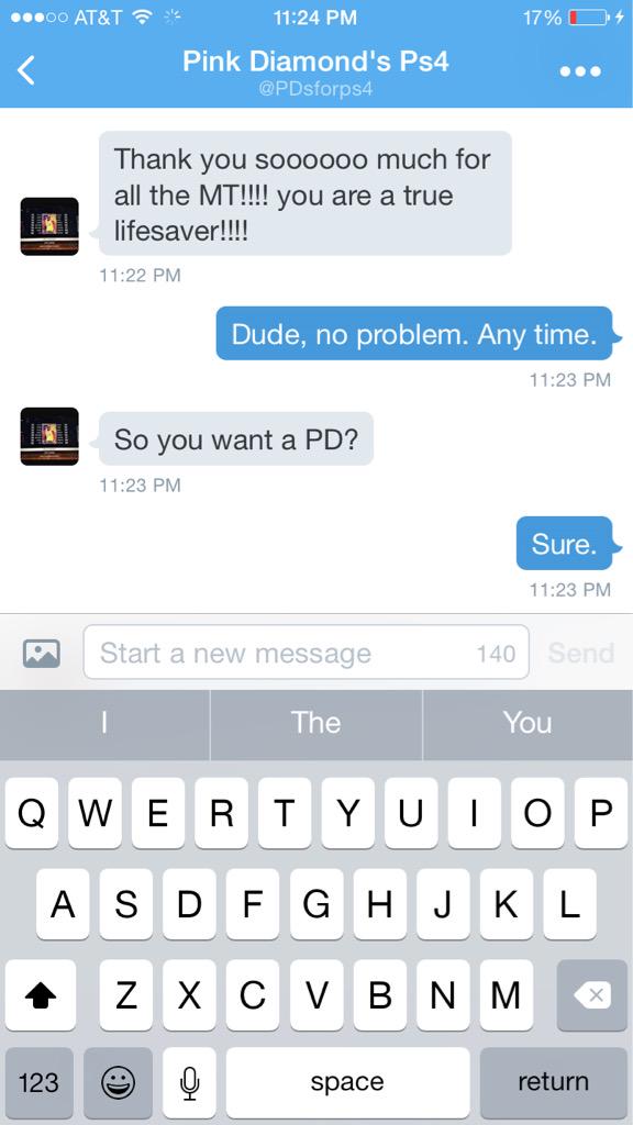 ps4MT2k15's tweet photo. Me and @PDsforps4 just made another deal. http://t.co/rh4MXkpBhi