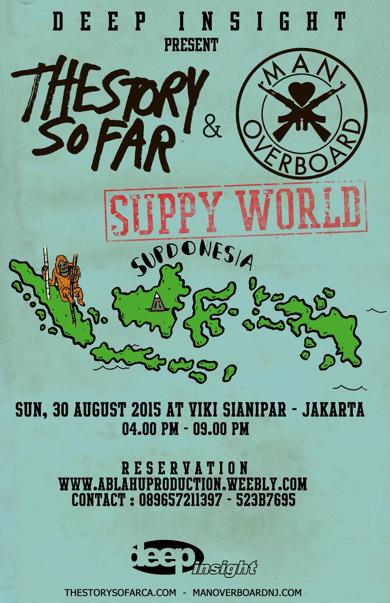Deep_Insight's tweet photo. Presale The Story So Far x Man Overboard utk Bandung sekitarnya bisa ke @linoleumshop21 @ABLAHUprod @ArenaExperience http://t.co/y5HXdoOugQ