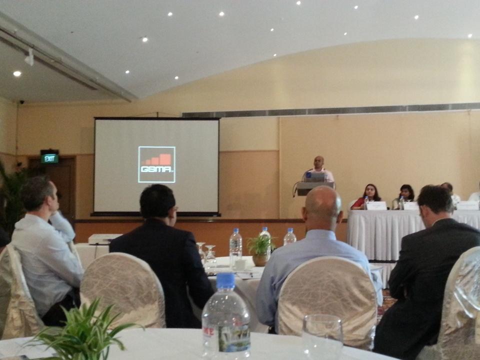 Our cofounder Alexis is speaking today at <a href="/GSMAm4d/">GSMA Mobile for Development</a> #m4d event in #Dhaka about mobile internet for field workers