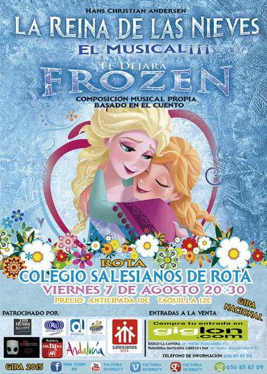 Por fin en rota se podrá disfrutar del musical que todos esperábamos, a disfrutarlo.viernes 7 agosto ,tenemos cita  .