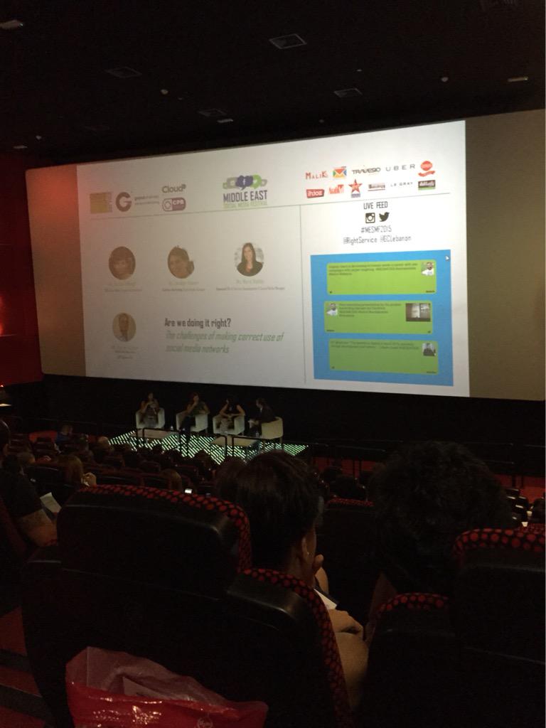 lynnsaadeh's tweet photo. Live from #MESMF2015 @GCLebanon http://t.co/oGsTsRZ2js