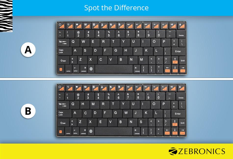zebronics's tweet image. #SpotTheDifference #KeyboardKeys #MissingKeys #Geeky