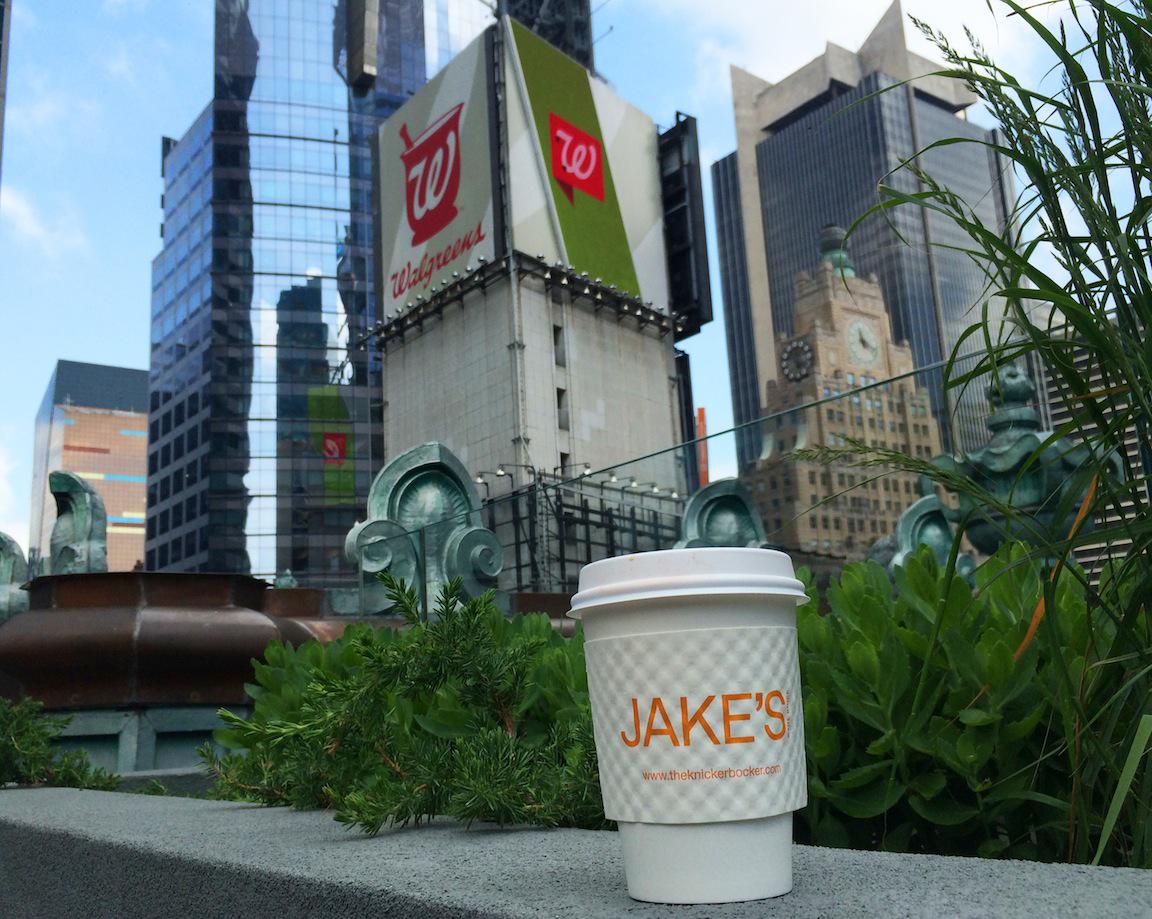 JakesAtTheKnick's tweet photo. We’re enjoying our morning coffee high in the sky at @StcloudNYC today. #lostinstcloud http://t.co/vBRWDyys52