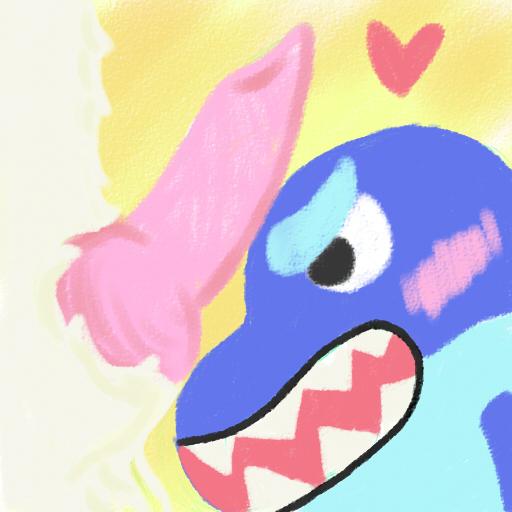 Minki_Jinki's tweet photo. Big pic of my new icon! I made it in Sai real quick. I really really really like the crayon tool ^^; http://t.co/4FWBK566io
