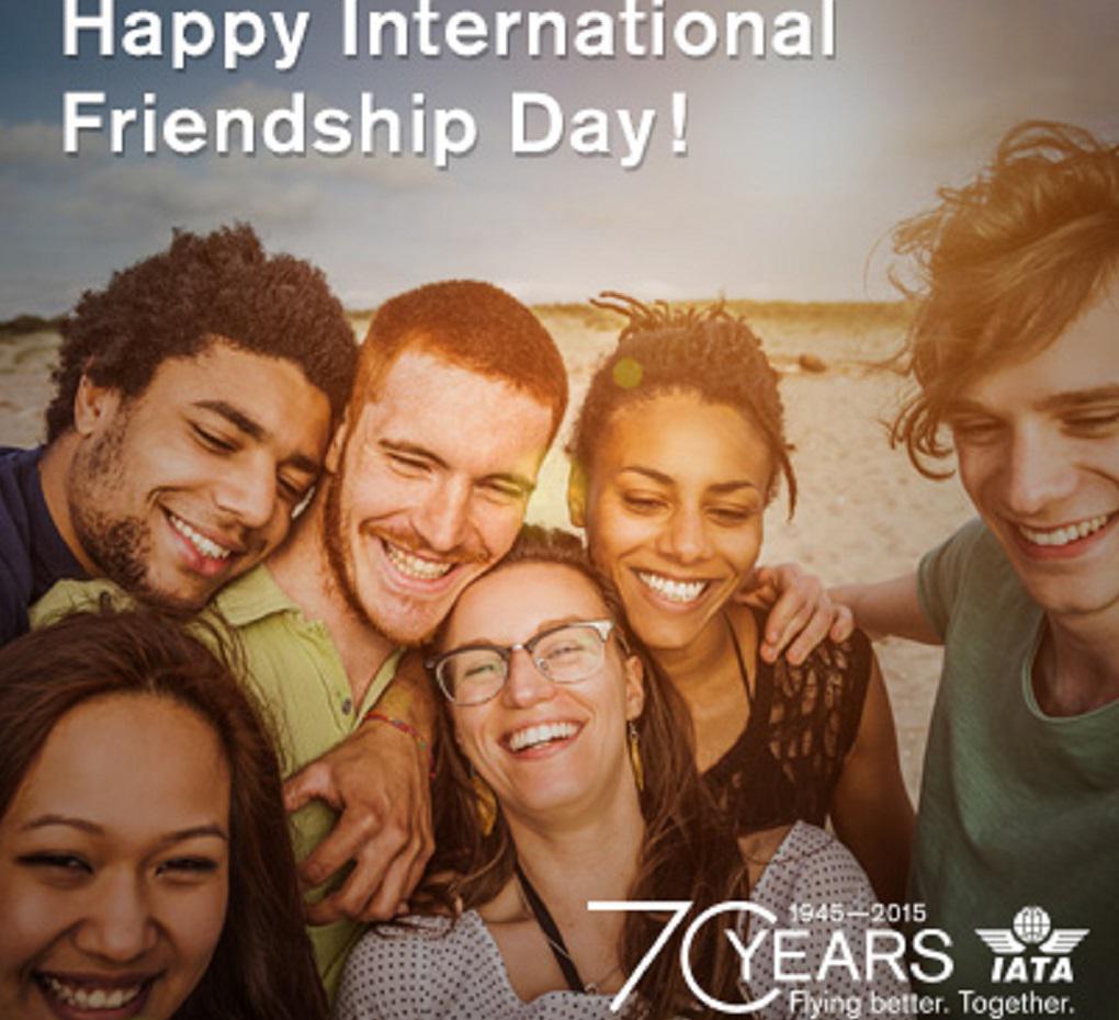 Will your next flight bring you closer to a #LongDistance friend? #FriendshipDay #FlyingBetterTogether #IATA70