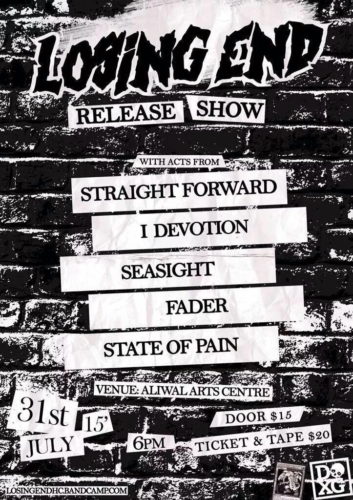 ExhibitorsSG's tweet photo. SHOUTOUT TO OUR HOMESLICES IN @losingendhc! BE THERE AT THEIR RELEASE SHOW OR BE THERE AT THEIR RELEASE SHOW! LETS GO http://t.co/wEeALKetdr