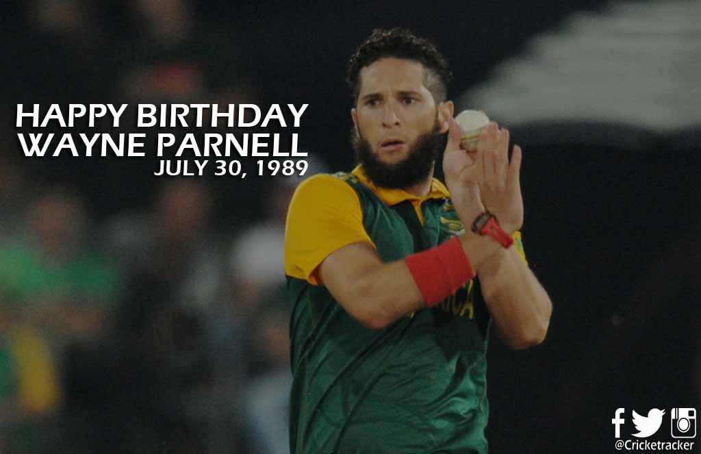 Happy Birthday \Wayne Parnell\. He turns 26 today. 