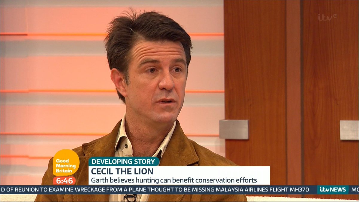 itvnews's tweet photo. 'Ethical hunt' supporter says people need to 'step up' financially to help stop trophy hunting http://t.co/JzTaxNf8Xy http://t.co/BajUSfSSdN