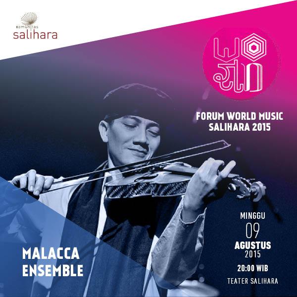 “Malacca Ensemble” meramu musik Tiongkok, Arab, Eropa India. BESOK #ForumWorldMusic <a href="/Salihara/">Salihara Arts Center</a> bit.ly/1gpm8AO