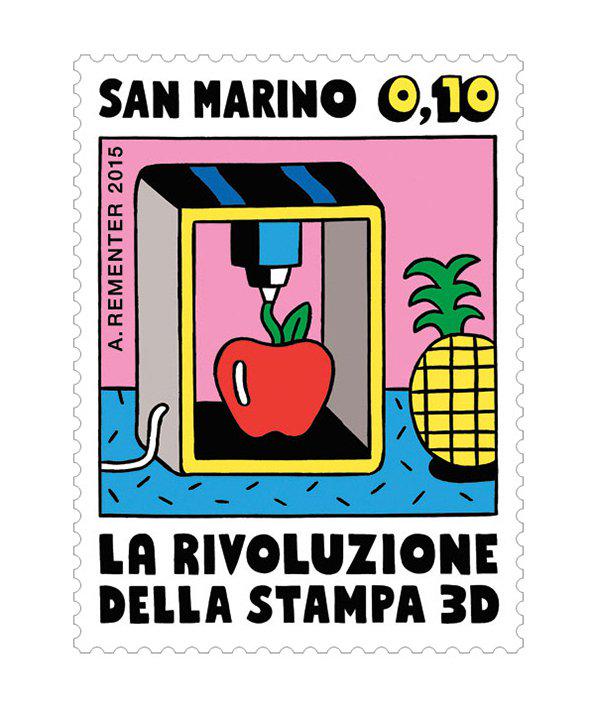 Imprimalia3D's tweet image. Sellos de San Marino dedicados a la impresión 3D bit.ly/1IrJnQo #impresion3D #filatelia