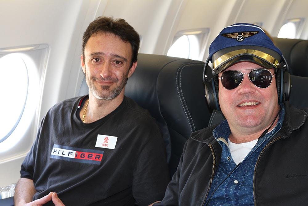 nova937's tweet photo. 44 year-old Craig's FIRST time on a plane.. a private jet nonetheless!
#KTM #showfromaplane #MissionImpossible http://t.co/cMXubabdE5