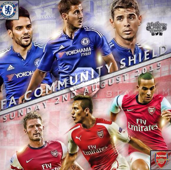 BeritanyaCFC's tweet photo. Community Shield 🏆

CHELSEA VS ARSENAL
2 AGUSTUS 2015.
JAM : 21:00 WIB.
LIVE ON SCTV http://t.co/CQRDeyL6ke