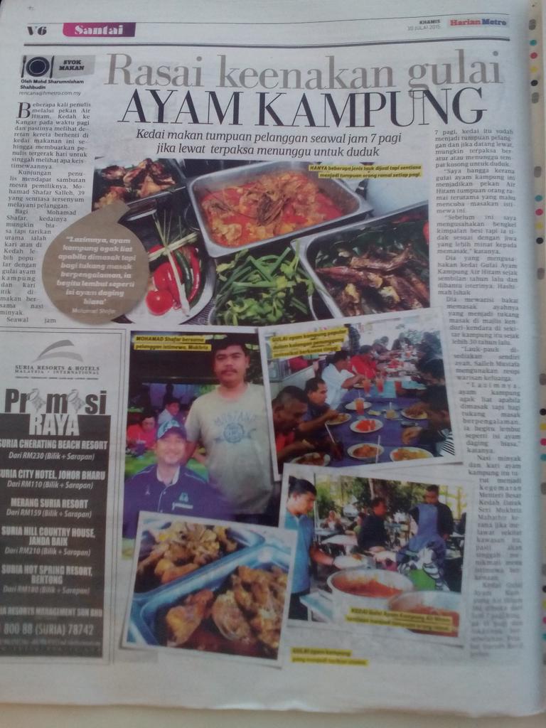 tokPghulu's tweet photo. Jom makan gulai itik... Dalam kawasan  DUN @MukhrizMahathir ni. Ceritanya dalam @hmetromy hari ini http://t.co/GYGIQN3quF