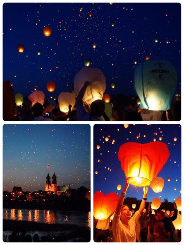 Twitter இல 綺麗な世界 彡 ポーランド最古の都市ポナズンで スカイランタンを打ち上げる ランタン祭り コムローイ祭りに似てて キレイ T Co T3j4zw3t4v