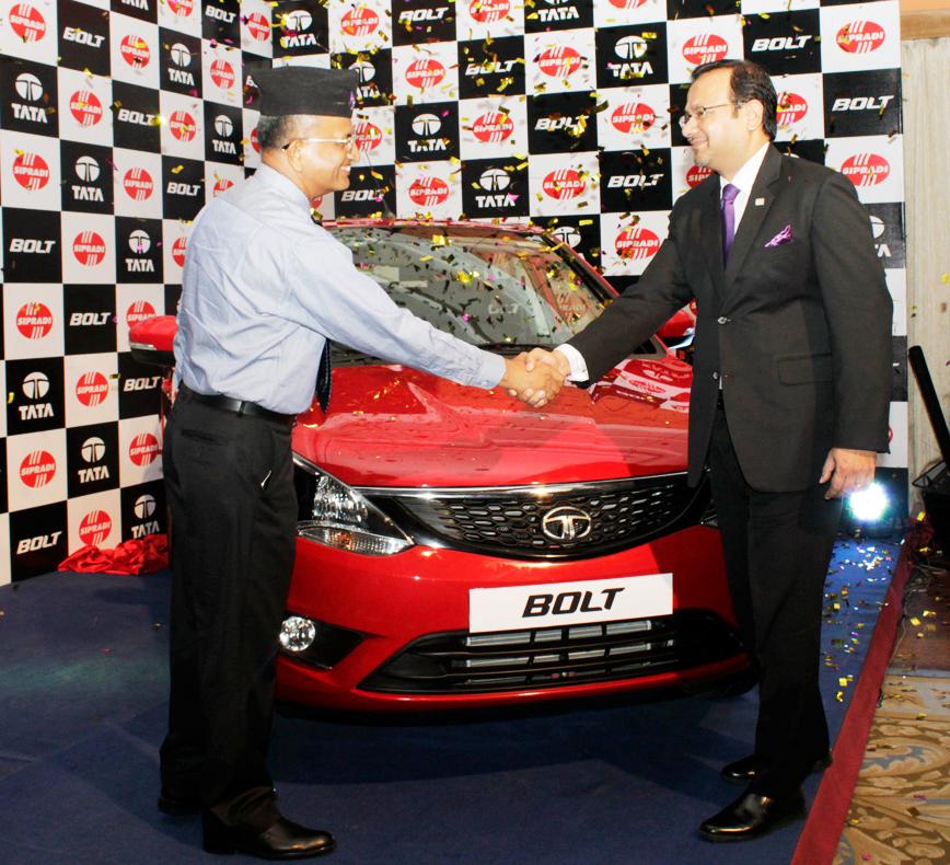 TataMotors's tweet photo. Get set for the next level in Design, Drive &amp; Connectivity, as @TataBolt launches in #Nepal! #GetSetBolt http://t.co/f2scNhirsQ