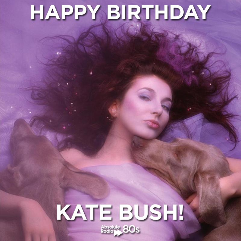 Happy birthday to a truly inspirational artist - Kate Bush! 
Your music\s like the sun coming out! 