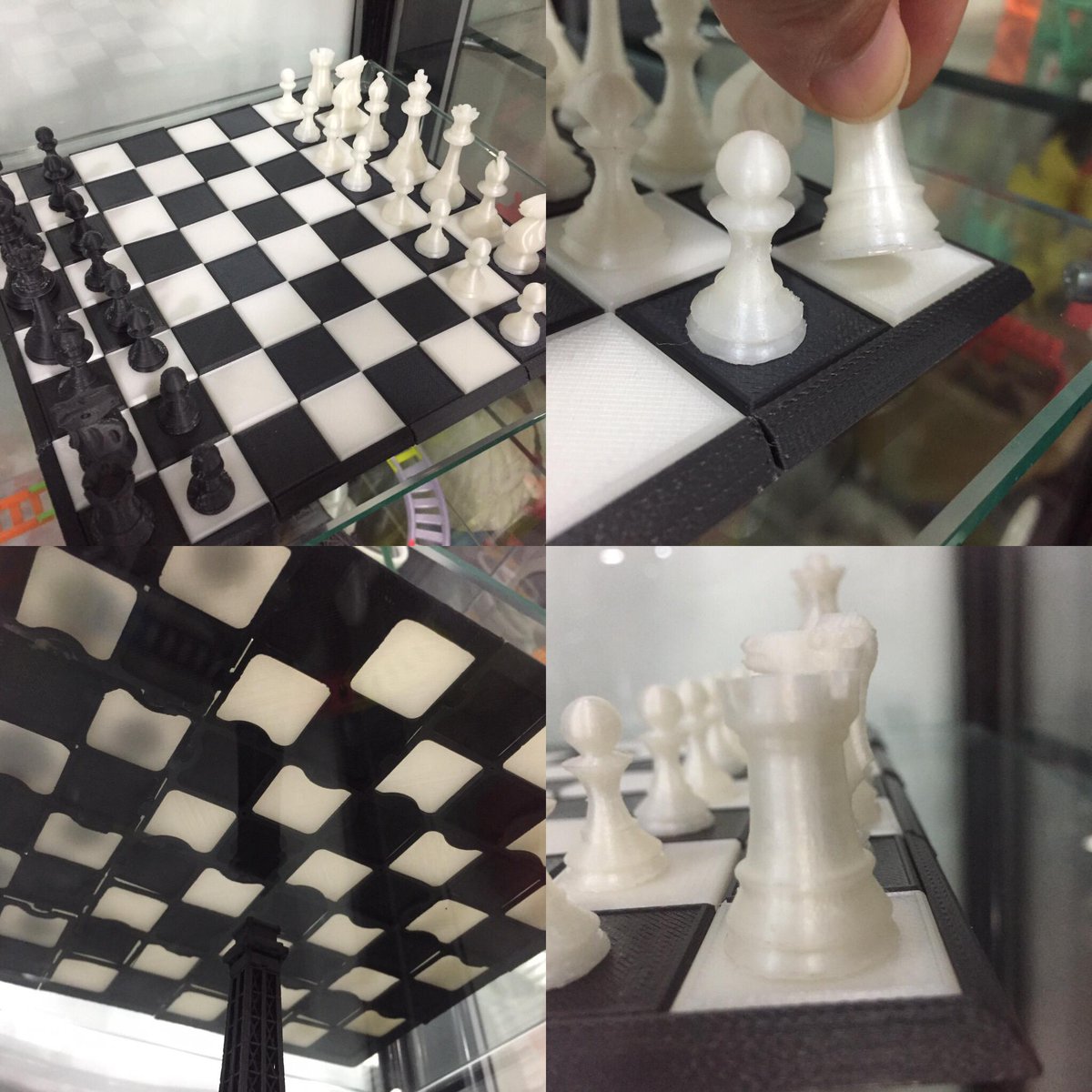 wiiboox's tweet photo. Do you want to play a game? Printed by wiboox 3d printer. PLA filament. 100 microns. #3dprint http://t.co/KdYP72iLmi