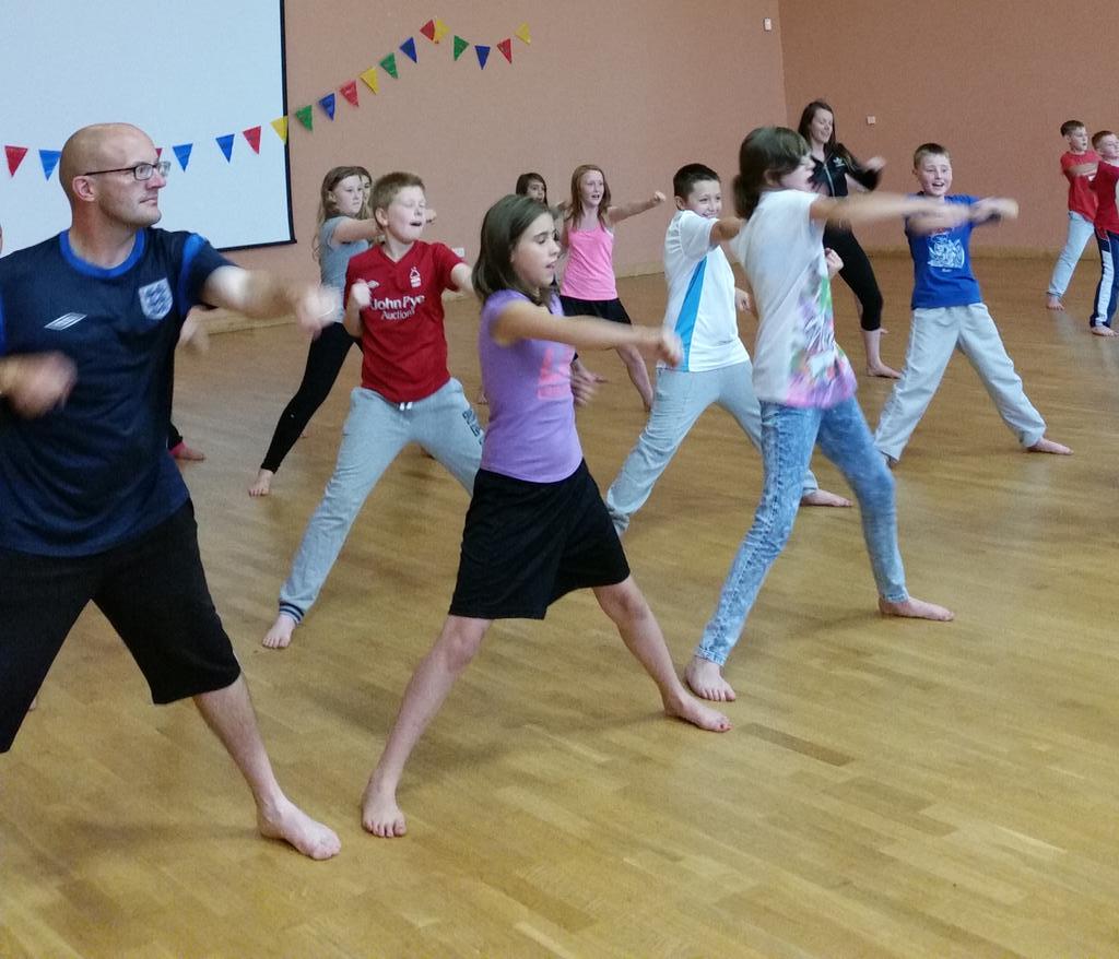 KHCALibrary's tweet photo. I bet there are some aching limbs @KHCAsummer after #taekwondo yesterday. More fun in store today...see you soon http://t.co/qLyDX9icfO