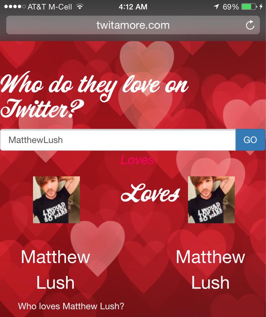 MatthewLush's tweet image. I'm not cocky, I just love myself