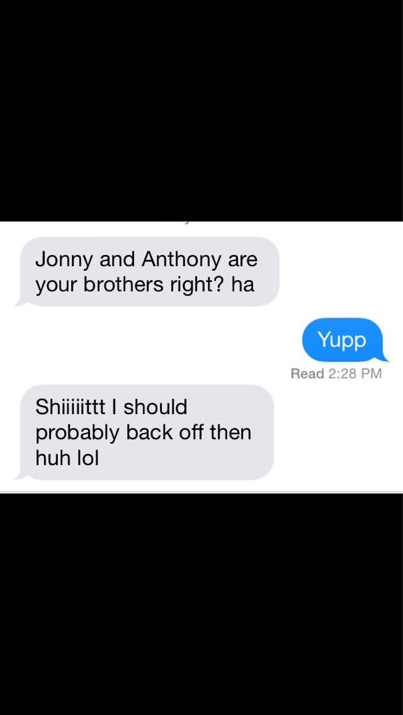 jessdominguez26's tweet photo. #growingupwithbrothers http://t.co/VYx4pZ8e8S
