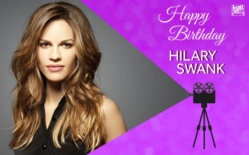 Oscar winning beauty Hilary Swank celebrates her birthday today. We wish her a very Happy Birthday and success. 