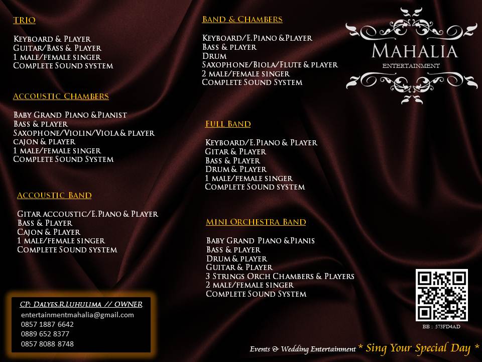 Haiiiii..selamat sore guys :D
Thanks for following..Please check our promotion packages &amp; contact us :D