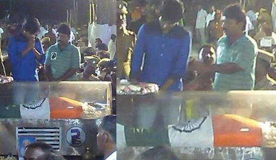 tamilstar's tweet photo. #Sivakarthikeyan paid tribute to #Kalam
#APJ_AbdulKalam #RIP_Kalam
http://t.co/0pdOBugf1i http://t.co/vf2etR5aq4