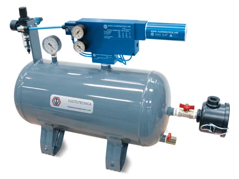 ENERGY EFFICIENT - vacuum generator works in relation to demand. vuototecnica.co.uk/product/358/en…