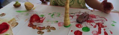 trythisactivity's tweet image. Vegetable printing #trythisactivity #summerfun