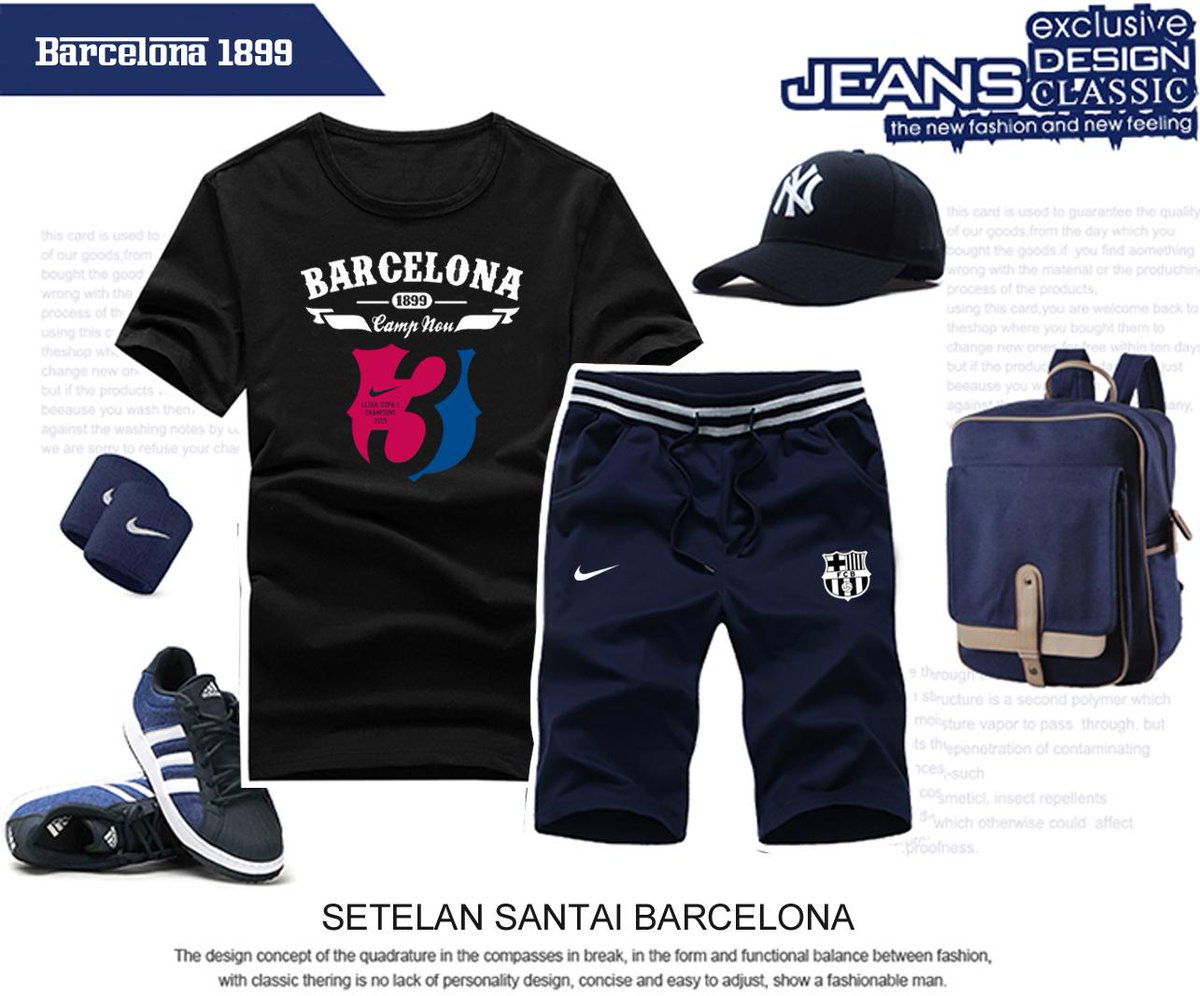 LapakSoccerID's tweet photo. #Preorder "Setelan Santai Barcelona" Bhn Terry Dor &amp; Cotton Combed. Hrga 185rb / setel. CP 085797863055. Pin 26FD2637 http://t.co/xAGtHFoIXf