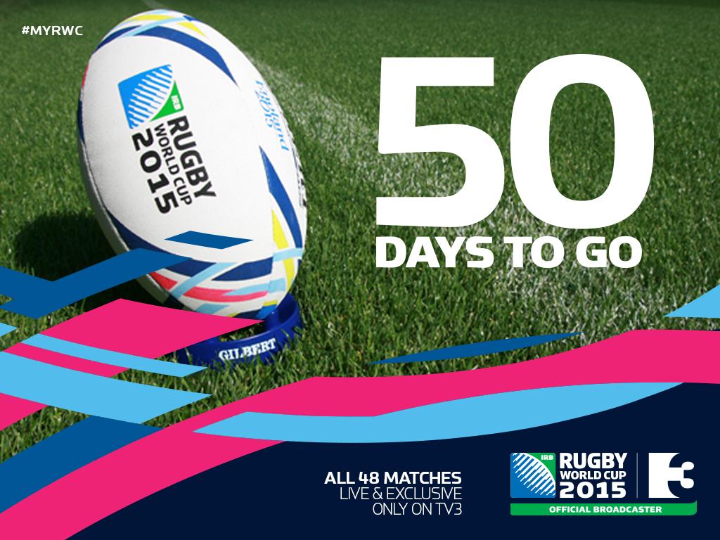 VirginMedia_TV's tweet photo. .@ConorMurray_9 It's getting close! 50 DAYS TO GO! #MyRWC @TV3Rugby2015 http://t.co/zMd00LCSbs