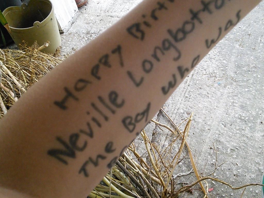 HAPPY BIRTHDAY NEVILLE LONGBOTTOM- THE BOY WHO WAS BRAVE!!!!! 