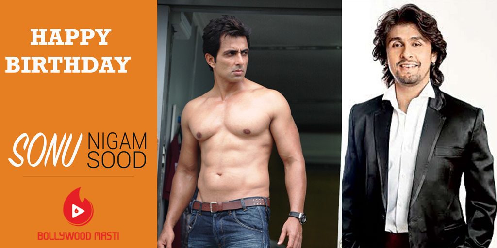 It is SONU Day today. We wish Sonu Nigam & Sonu Sood a very happy birthday    